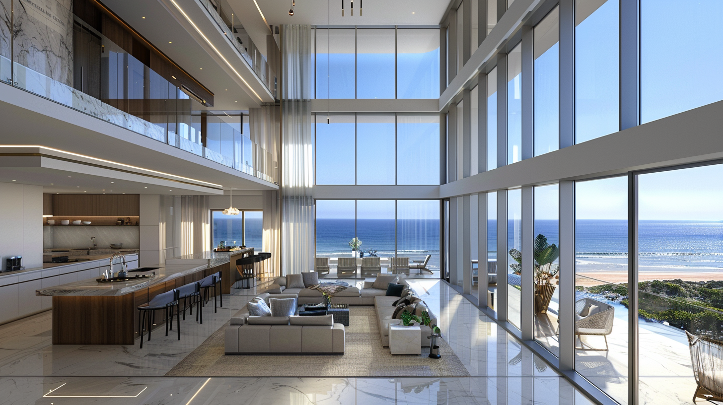 Architectural Oceanfront Luxury Design