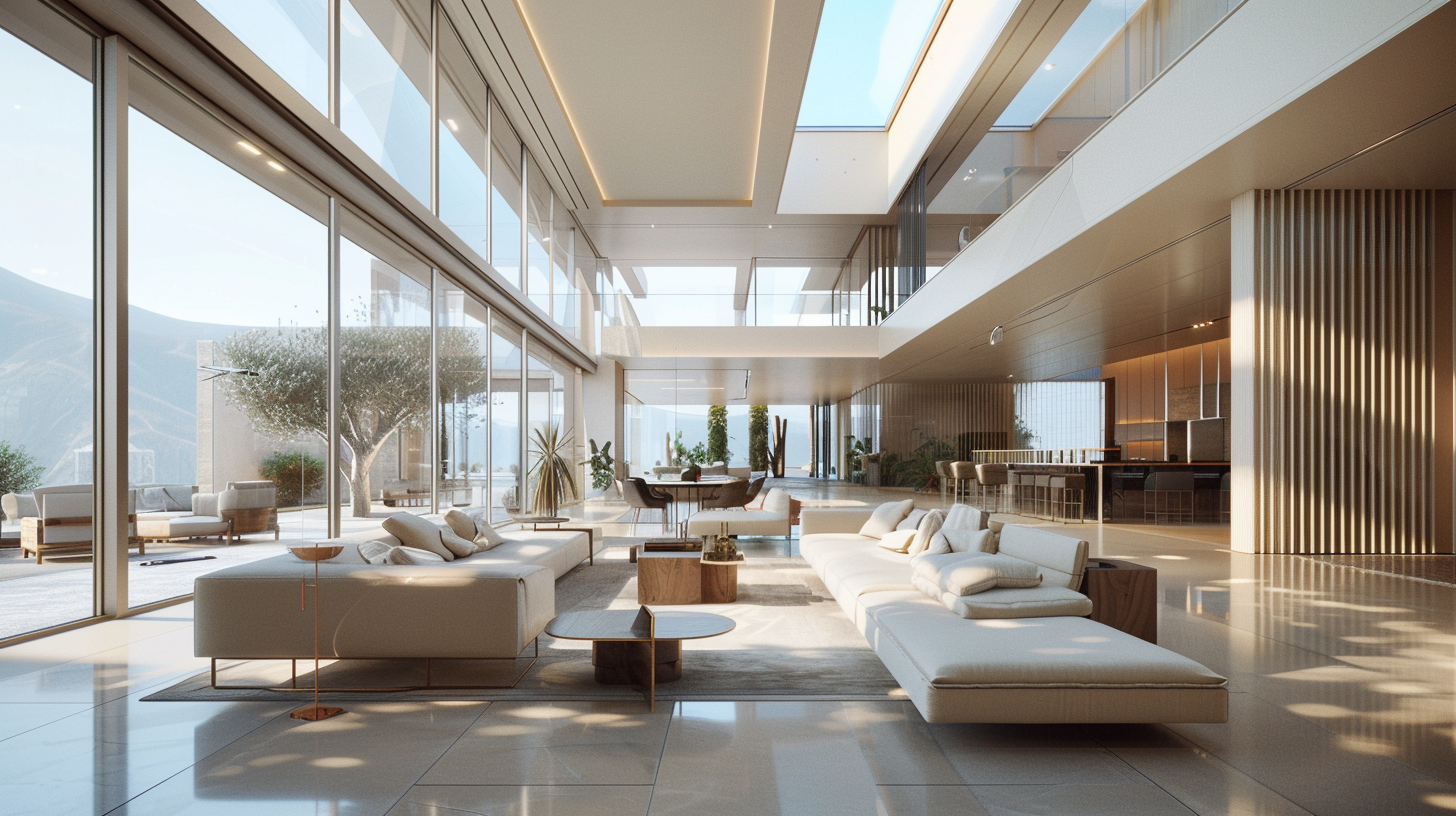 Contemporary Future Living Space