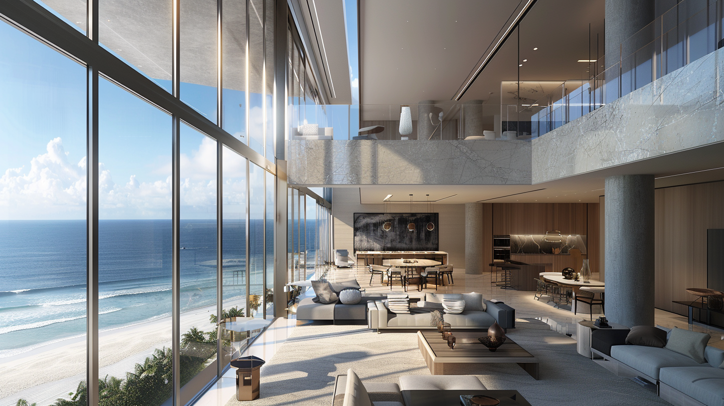 Future Luxury Oceanview Interior Concept
