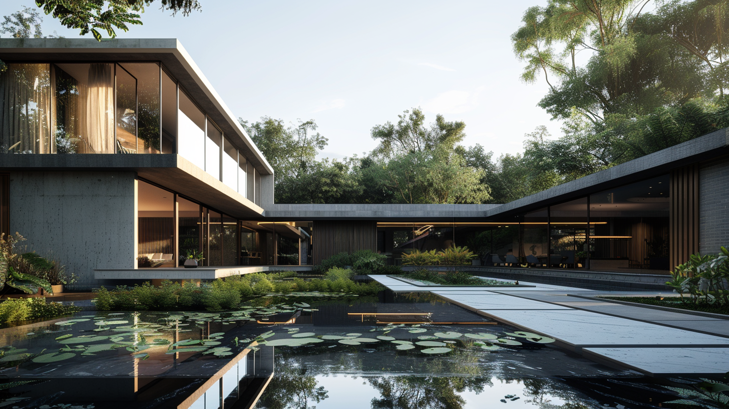 Future Water Garden Oasis Concept