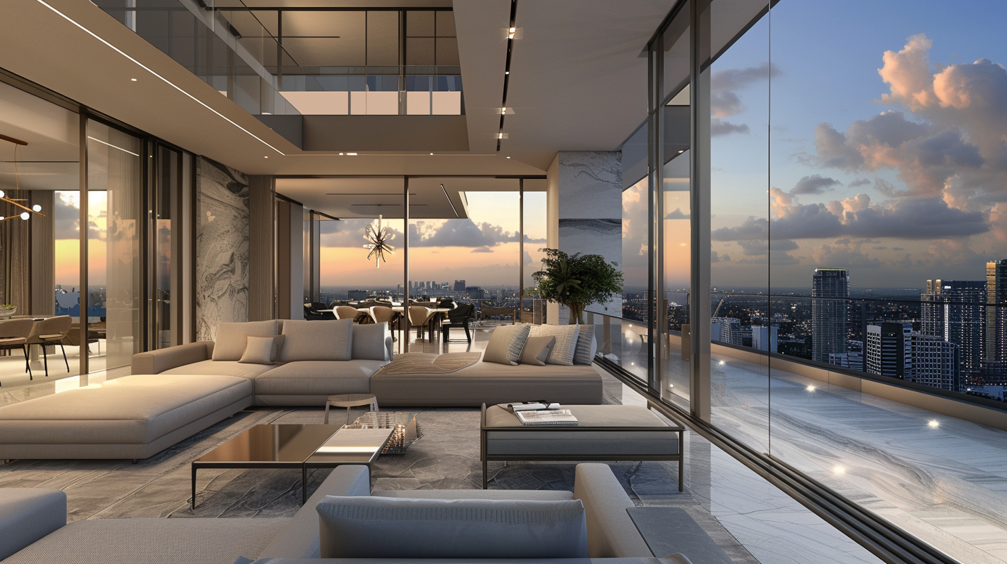 Next-Level Luxury Apartment with City View