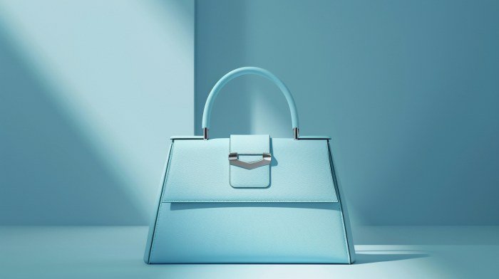2050 Blue Luxury Handbag Concept