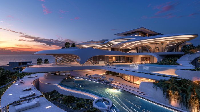 Architectural Future Mega Mansion Luxury Residence