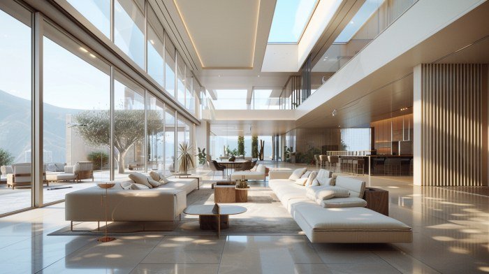 Contemporary Future Living Space