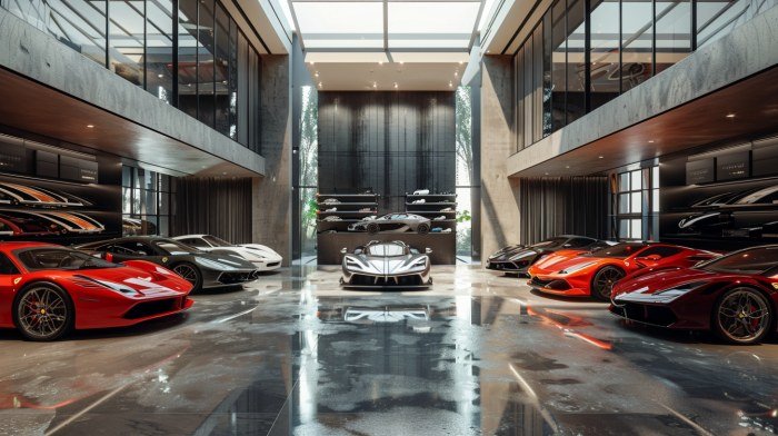 Elite Multi-Vehicle Garage Interior