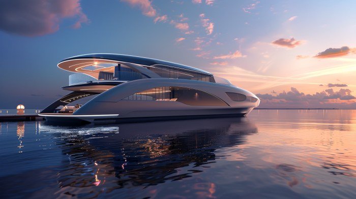 Future Clean-Energy Luxury Yacht