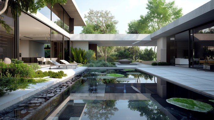 Future Squared Courtyard Mansion Design