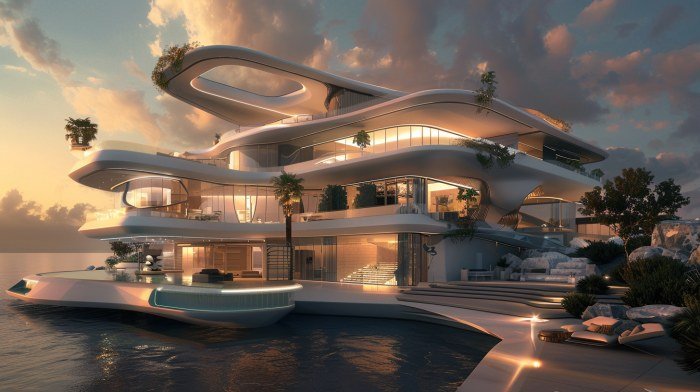 Next-Era Ultra-Luxury Waterfront Home Design