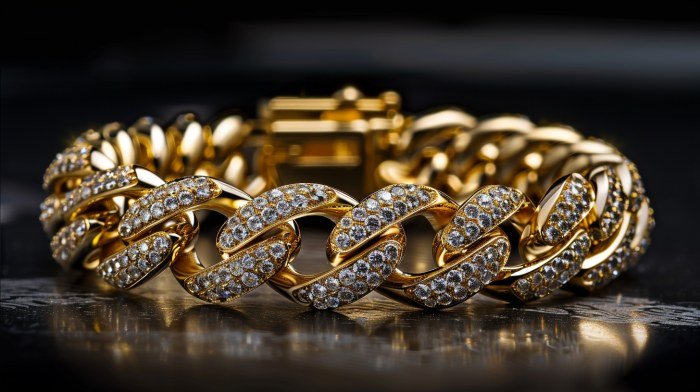 Next-Level Gold Diamond Bracelet