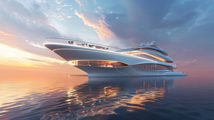 Visionary Luxury Superyacht - 2050